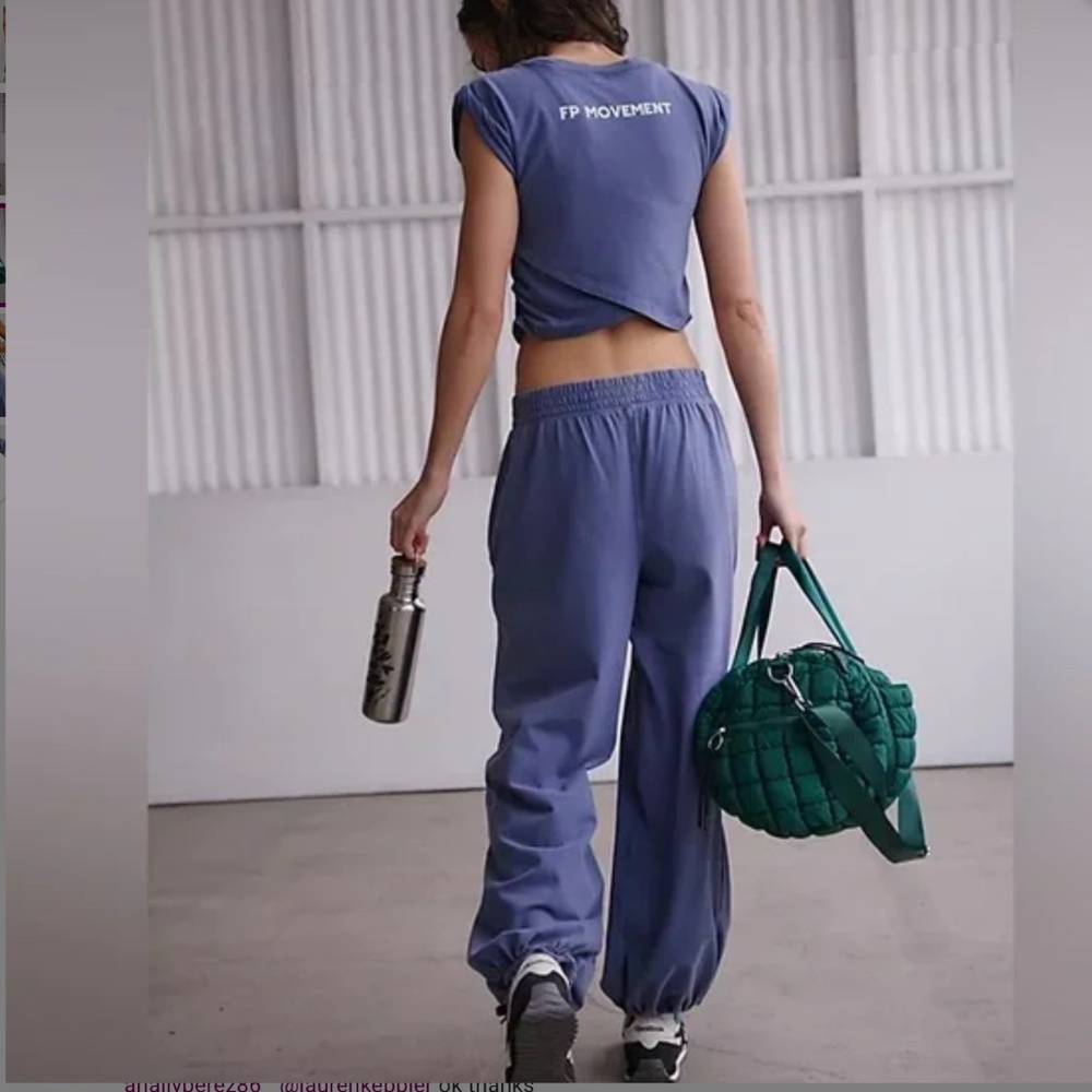 FP Movement by FP Hot Shot Logo Crossover Set in Blue Indigo sz M NWT $9… - Picture 8 of 11